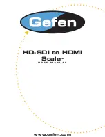 Gefen HDSDI-2-HDMIS User Manual preview