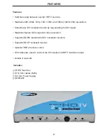 Предварительный просмотр 5 страницы Gefen HDTV-241N User Manual