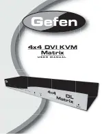 Gefen RMT-MATRIX-444 User Manual preview