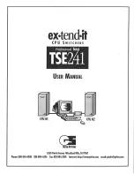 Gefen TSE241 User Manual предпросмотр