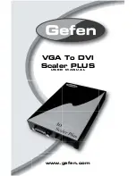 Gefen VGA-2-DVISP User Manual preview