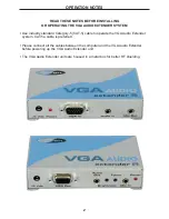 Preview for 5 page of Gefen VGA-AUDIO-141 User Manual