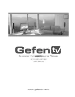 Preview for 1 page of GefenTV Extender for HDMI Long Range GTV-HDMI-CAT5LR User Manual