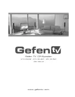 Предварительный просмотр 1 страницы GefenTV GTV-CR-2SP User Manual