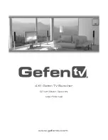 GefenTV GTV-HDMI1.3-441N User Manual preview