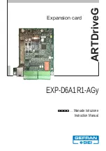 GEFRAN-SIEI ARTDriveG EXP-D6A1R1-AGy Instruction Manual preview