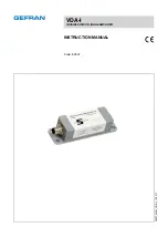 gefran 80537 Instruction Manual preview