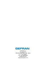 Preview for 14 page of gefran 80537 Instruction Manual