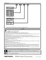 Preview for 10 page of gefran GT 120A Manual