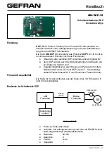 Предварительный просмотр 17 страницы gefran SBI-DCP-33 Instruction Manual