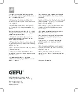 Предварительный просмотр 36 страницы Gefu 89541 User Manual