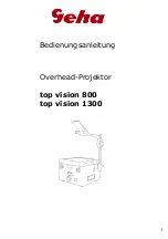 GEHA top vision 1300 User Manual preview