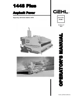 Предварительный просмотр 1 страницы Gehl 1448 Plus Operator'S Manual