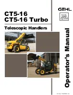 Preview for 1 page of Gehl CT5-16 Operator'S Manual