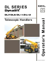 Gehl Dynalift DL Series Operator'S Manual preview