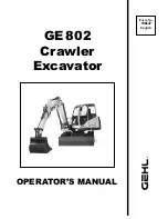 Preview for 1 page of Gehl GE 802 Operator'S Manual