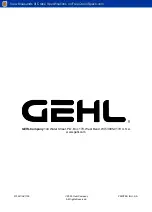 Предварительный просмотр 292 страницы Gehl RS5-34 Service Manual