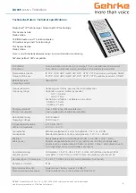 Preview for 3 page of Gehrke NeuroKom IP DS 935 Product Manual