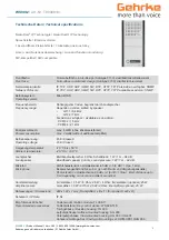 Предварительный просмотр 3 страницы Gehrke NeuroKom IP WS-908-1 Product Manual