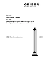 Предварительный просмотр 1 страницы GEIGER GEIGER-SoftPerfection-S Operating Instructions Manual