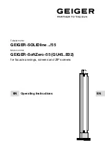 GEIGER GEIGER-SoftZero-55 Operating Instructions Manual предпросмотр