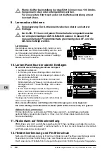 Предварительный просмотр 6 страницы GEIGER GJ5620 Original Assembly And Operating Instructions