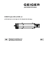 GEIGER INline GSI56 e5 Series Original Assembly And Operating Instructions preview