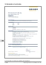 Preview for 12 page of GEIGER INline GSI56 Series Original Assembly And Operating Instructions