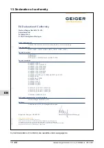 Preview for 10 page of GEIGER PRO.TECline GB45 M01 Series Original Assembly And Operating Instructions