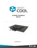 Preview for 1 page of Geist cool ClosetAir Installation Manual