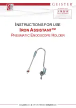 Geister Iron Assistant Instructions For Use Manual preview