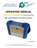 Предварительный просмотр 1 страницы GEIT GAS 3200 BIOGAS Series Operation Manual