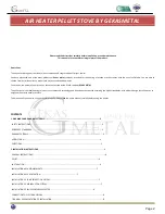 Предварительный просмотр 2 страницы Gekasmetal AMANDA User Manual