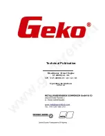 Geko 12V 4000 G 41 Operating Instructions Manual предпросмотр