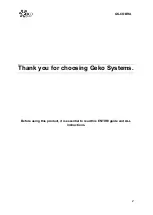 Предварительный просмотр 2 страницы Geko GS-COBRA User Manual