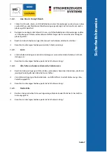 Preview for 9 page of Geko Stromerzeuger 2801 E-A/SHBA Operating Manual