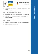 Preview for 49 page of Geko Stromerzeuger 2801 E-A/SHBA Operating Manual