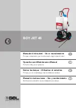 Preview for 1 page of GEL BOY JET 4S Operation And Maintenance Manual