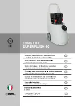 GEL LONG LIFE SUPERFLUSH 40 User Manual предпросмотр