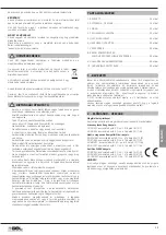 Preview for 29 page of GEL LONG LIFE SUPERFLUSH 40 User Manual