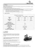 Preview for 3 page of Gelatec L 1200 User Manual