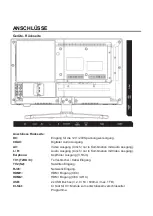 Preview for 6 page of Gelhard GTV2254 User Manual