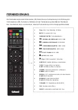 Preview for 8 page of Gelhard GTV2254 User Manual