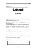 Предварительный просмотр 78 страницы Gelhard GTV2483 User Manual