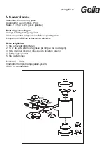 Preview for 3 page of Gelia 40147 33 User Instructions