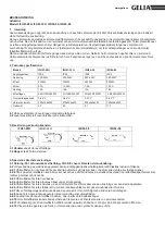 Preview for 2 page of Gelia 4020002301 User Instructions