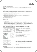 Preview for 3 page of Gelia HANO SLED-20UPG User Instructions