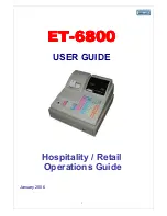 Geller ET-6800 User Manual preview