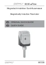 GEM 3030 mFlow Quick Manual предпросмотр