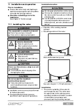 Preview for 21 page of GEM 643 Series Installation, Operating And Maintenance Instructions